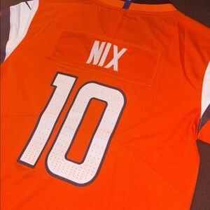 Men's Bo Nix Orange Broncos Jersey